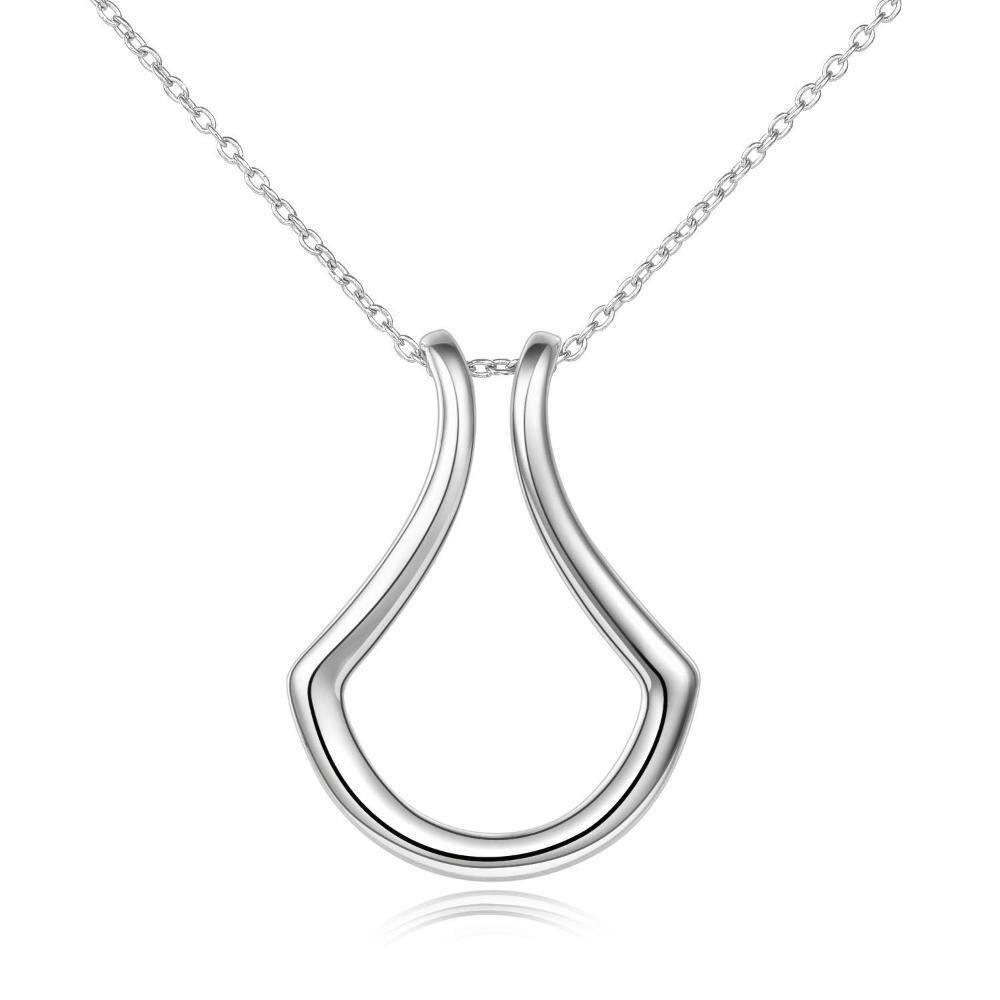 Ring Holder Necklace For Women | Daily Wear Silver