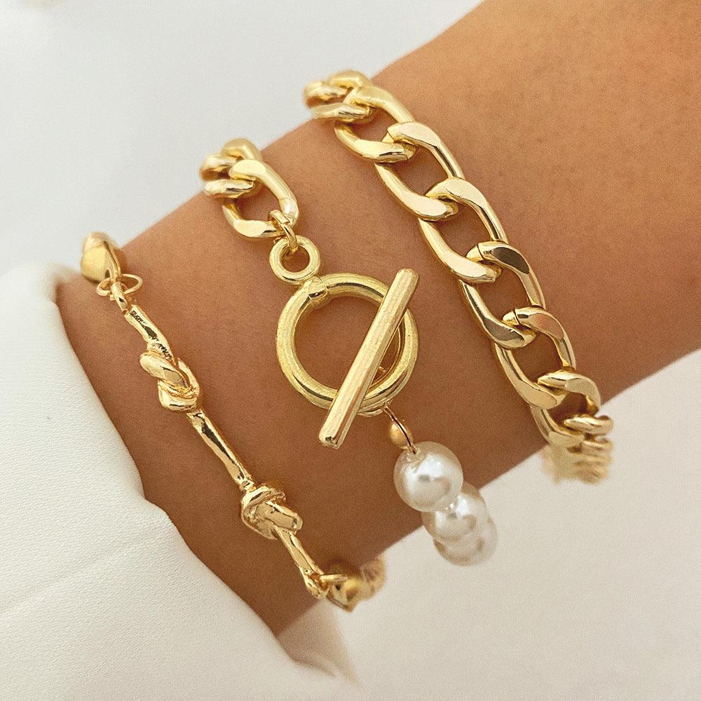 Creative Heart Pearl Multi-layer Bracelet | Fashion Wear A