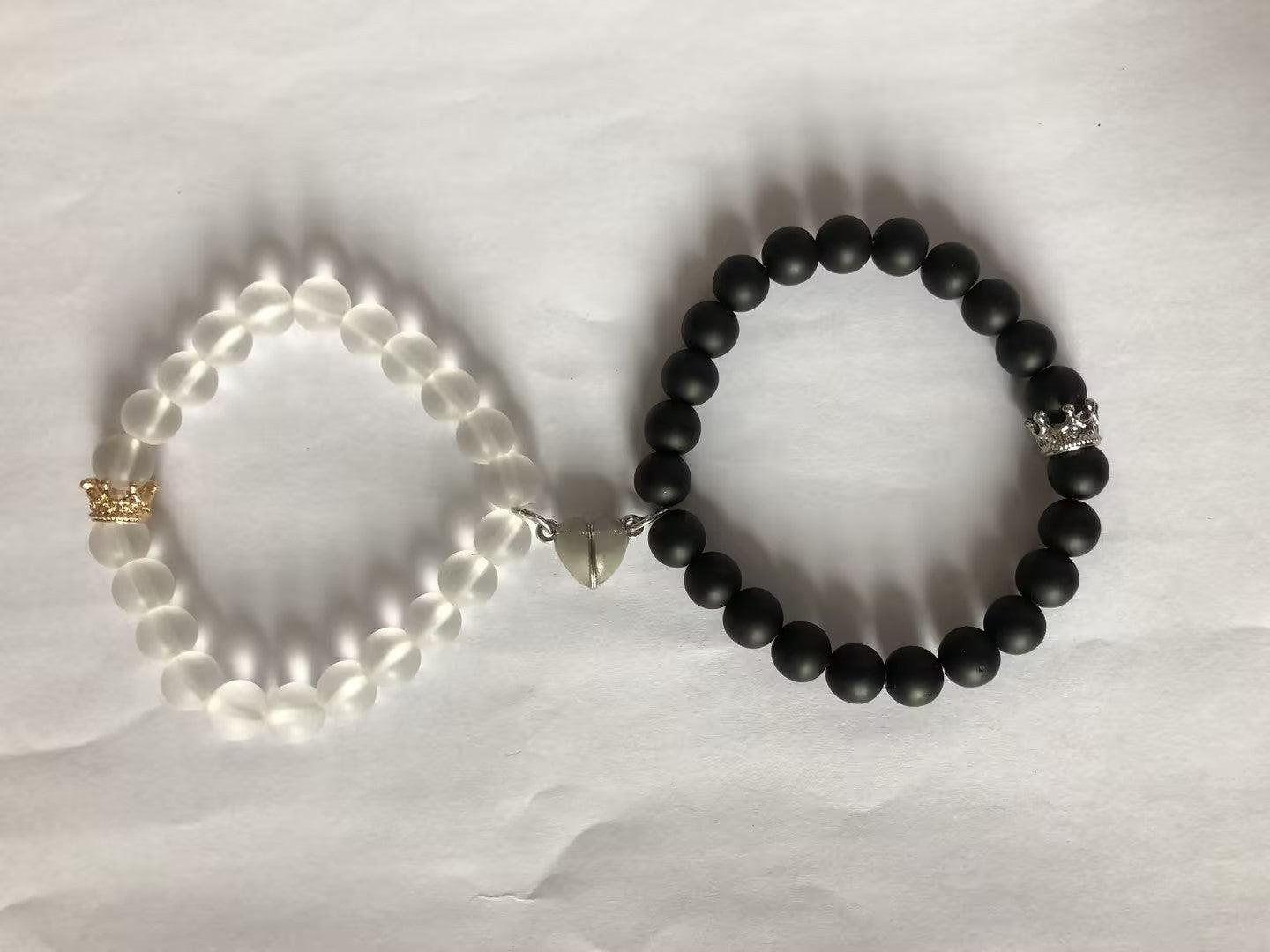 Handmade Crown Beaded Charms Bracelet | Yoga Collection