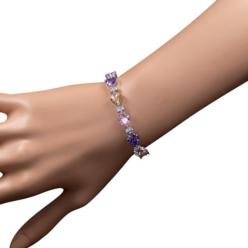 Clover Zircon Diamond Jewelry Set | Daily Wear F