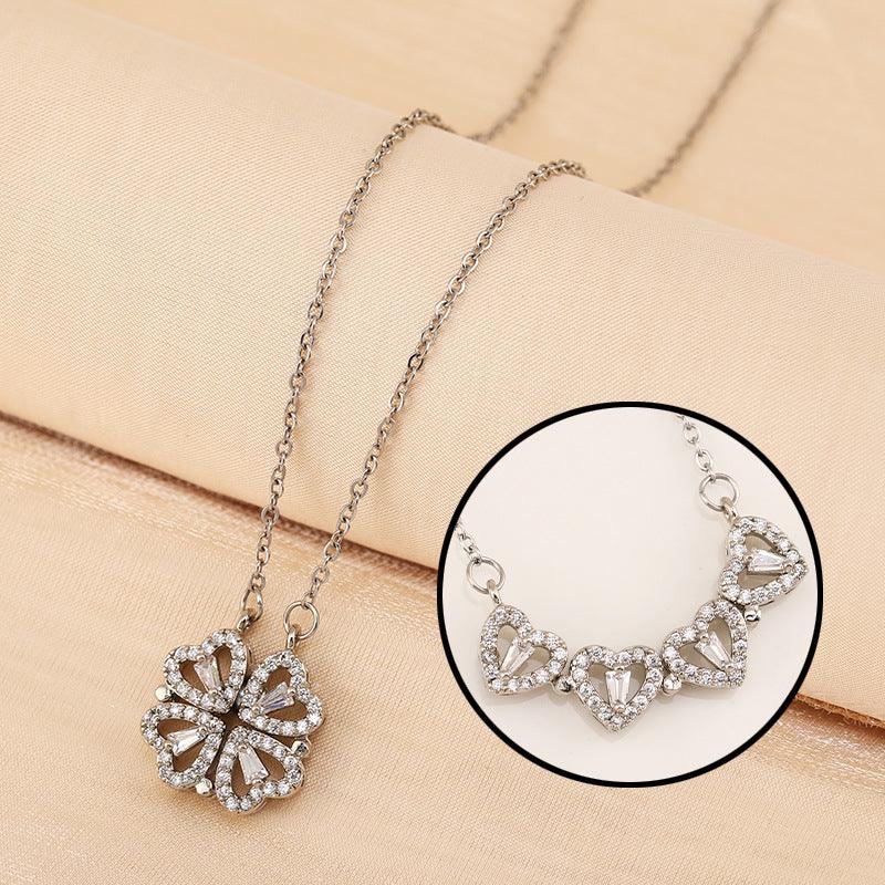 Variety Four-leaf Clover Titanium Steel Necklace Jewelry
