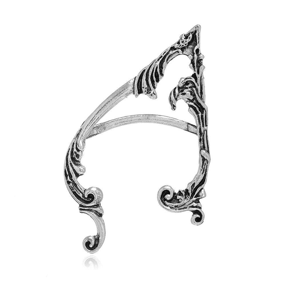 Punk Fairy Ear Cuff Earring Silver Right