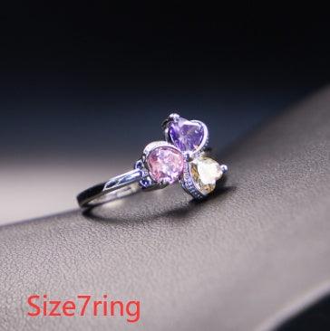 Clover Zircon Diamond Jewelry Set | Daily Wear H
