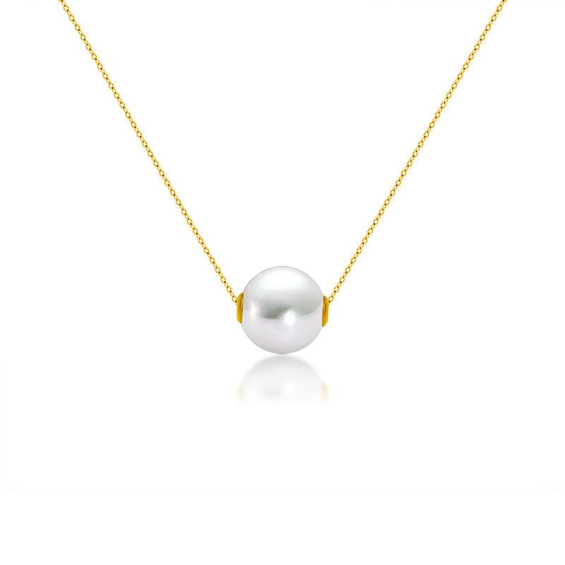 Delicate Pearl Clavicle Necklace | Daily Wear