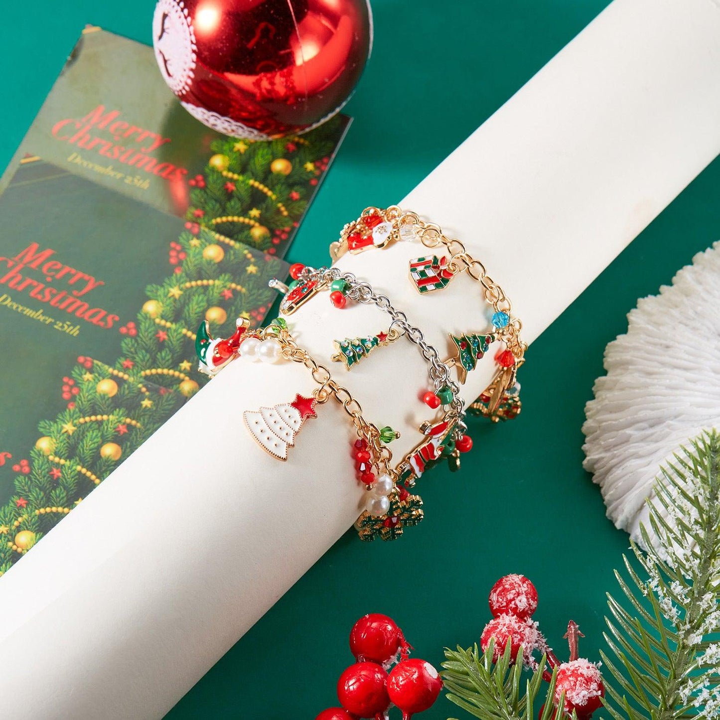 Christmas Tree Bracelet | Festive Wear