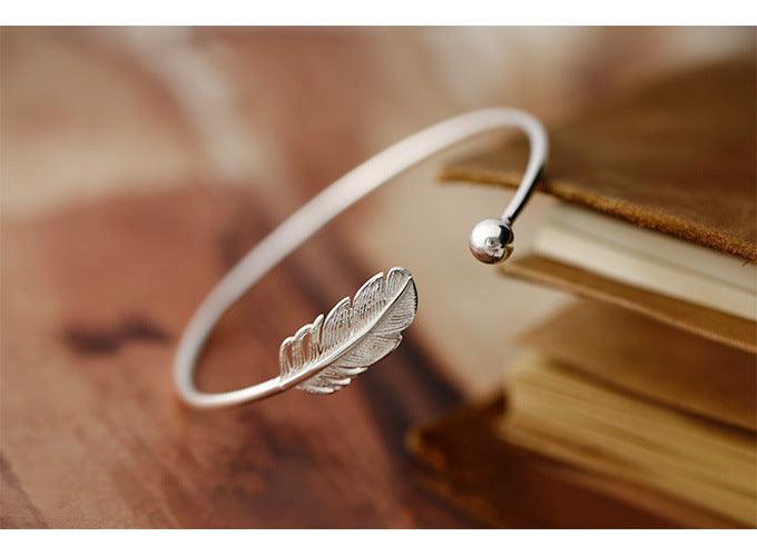 Leaf Bracelet in S925 Sterling Silver | Daily Wear