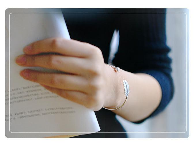 Leaf Bracelet in S925 Sterling Silver | Daily Wear