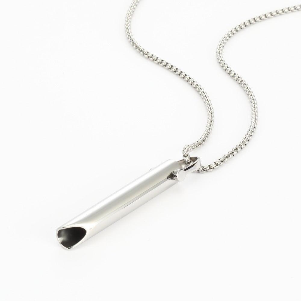 Adjustable Breathing Necklace | BoldlyBeautifuls Steel Color
