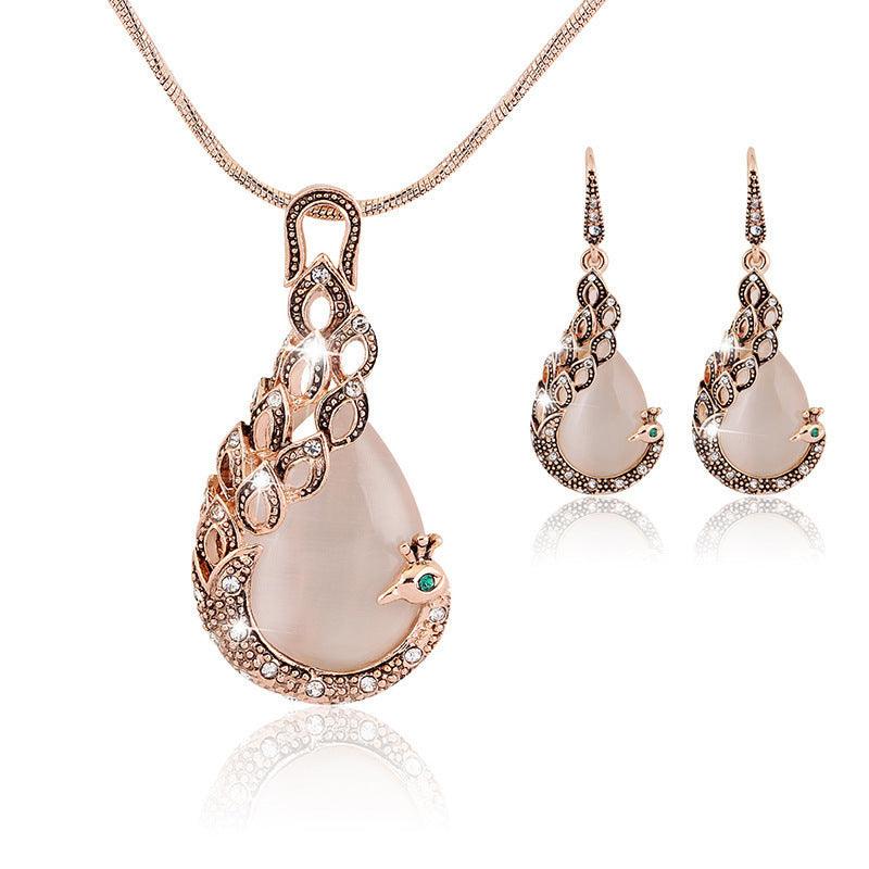 Exquisite Peacock Jewelry Set | Daily Wear