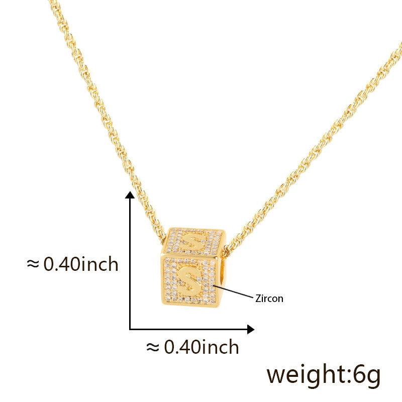 BoldlyBeautiful - 26 English Letter Pendant Necklace - BoldlyBeautiful