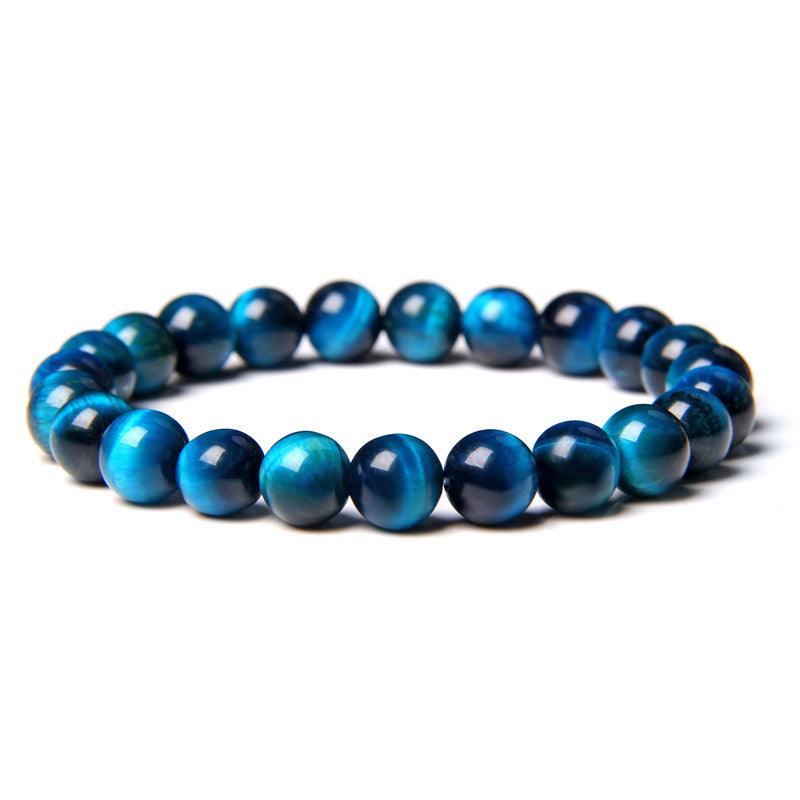 Blue Tiger Stone Handmade Bracelet | Fashion Wear Royal Blue Tiger