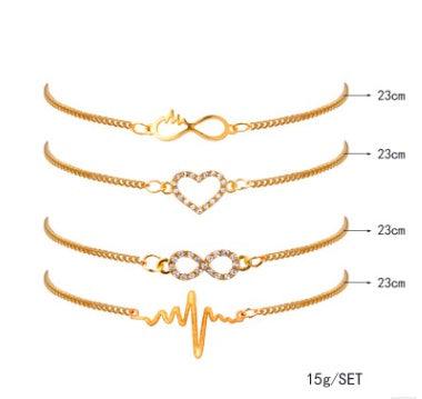 Crystal Daily Wear Bracelets Set | BoldlyBeautifuls