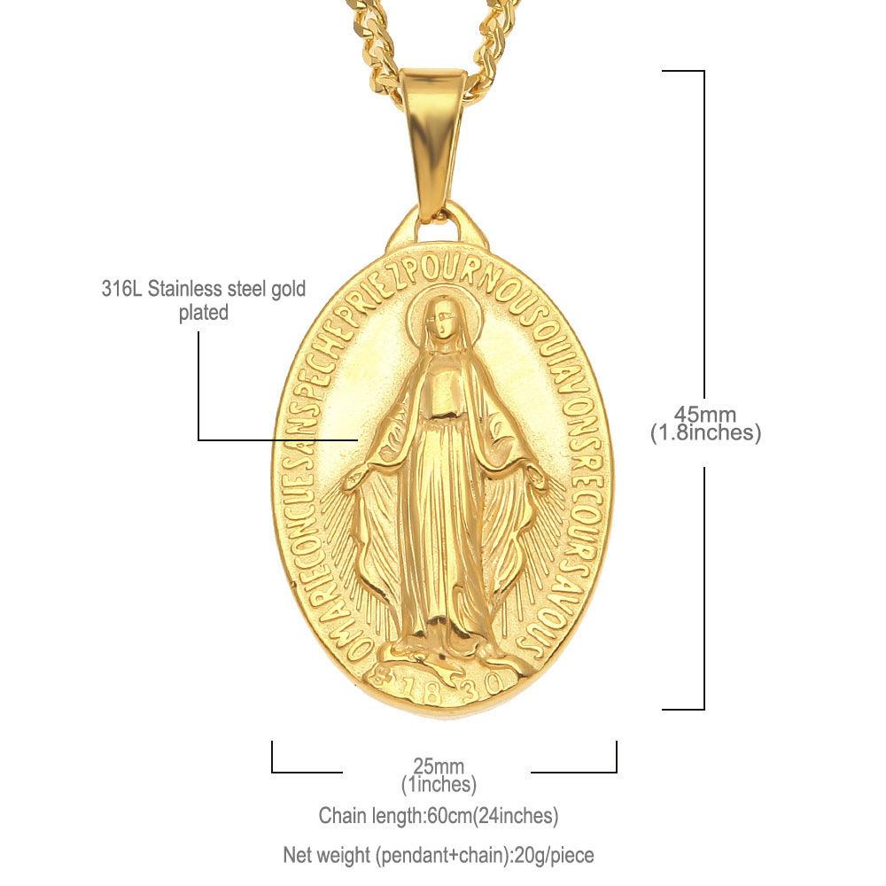 Cross Virgin Magic Pendant Chain - Daily Wear