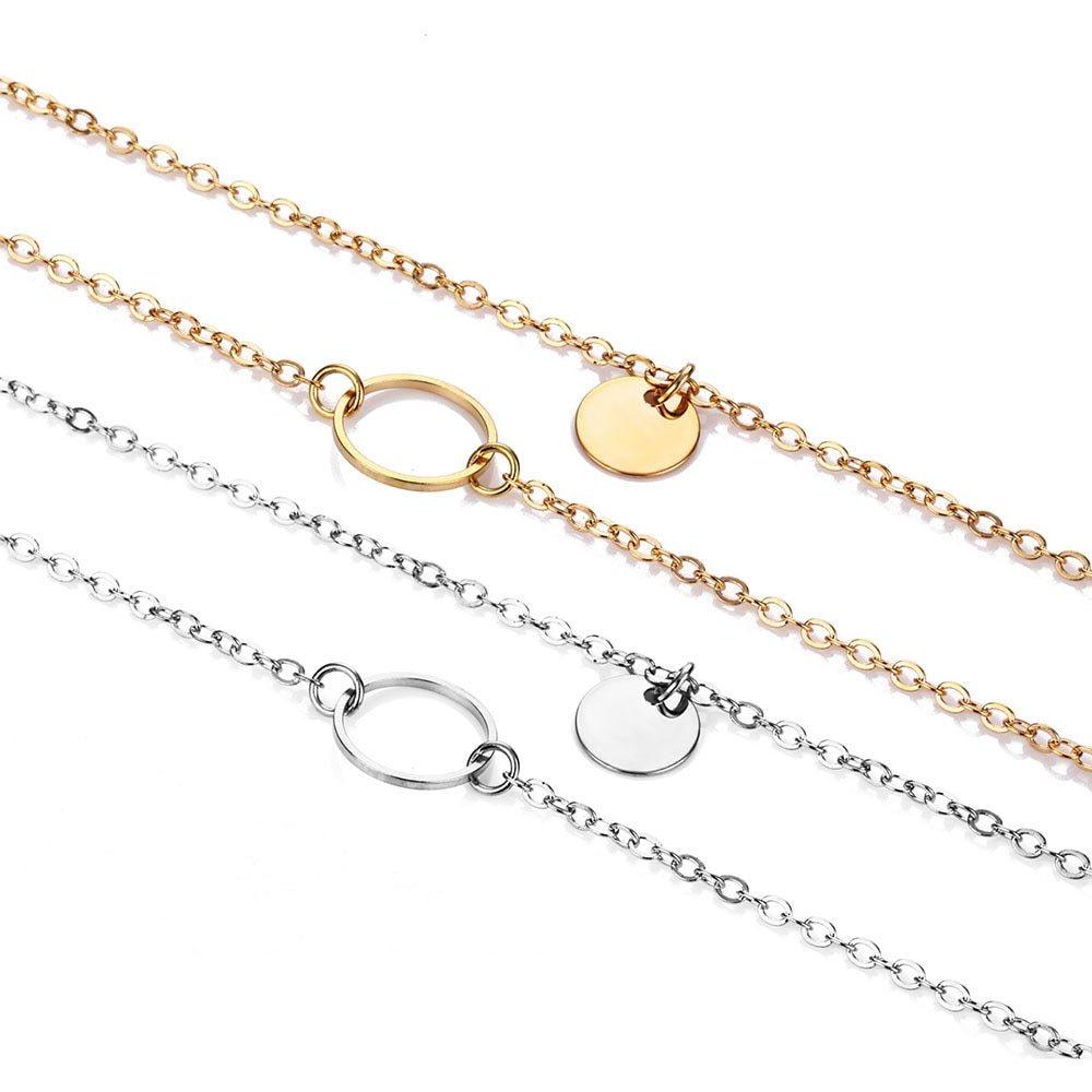 Summer Multi Layer Sequined Choker Necklace Women's Jewelry
