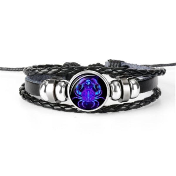 Zodiac Constellation Braided Bracelet | Astro Collection Cancer