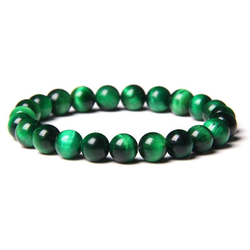 Blue Tiger Stone Handmade Bracelet | Fashion Wear Green Tiger