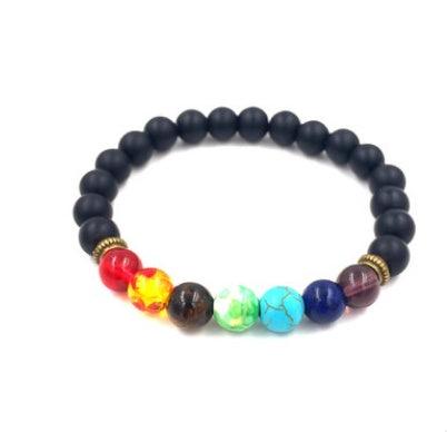 Agate Molten Volcanic Stone Bracelet | Yoga Collection H