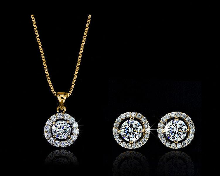 Elegant Versatile Jewelry Set | Daily Wear Gold Set of 2