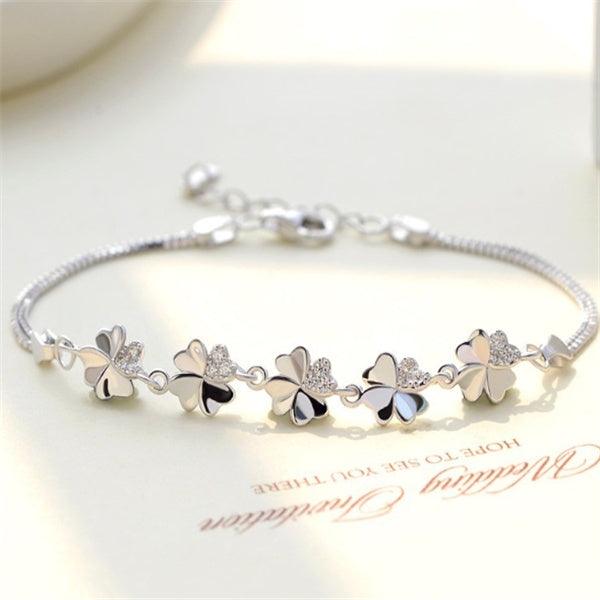 Elegant Four-leaf Clover Bracelet | Daily Wear