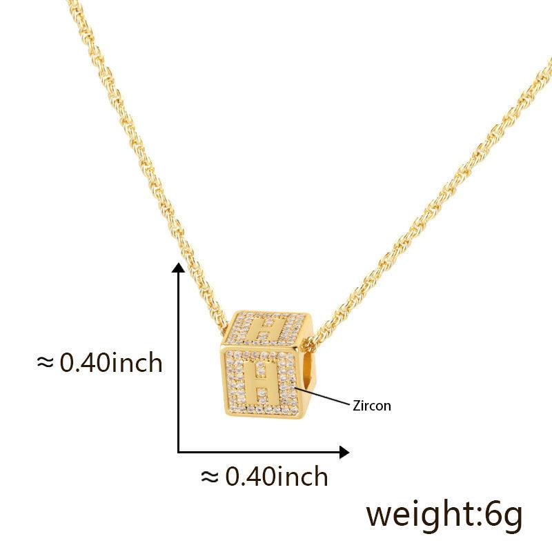 BoldlyBeautiful - 26 English Letter Pendant Necklace - BoldlyBeautiful