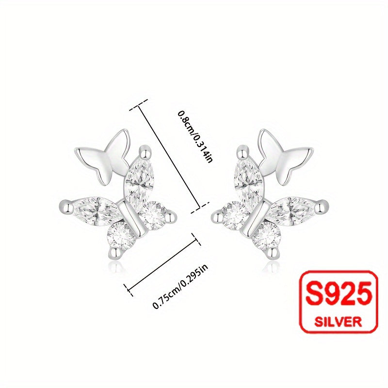 925 Sterling Silver Anti Allergic Earrings