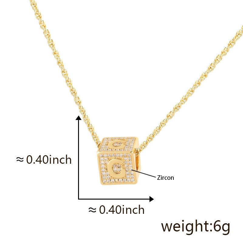 BoldlyBeautiful - 26 English Letter Pendant Necklace - BoldlyBeautiful