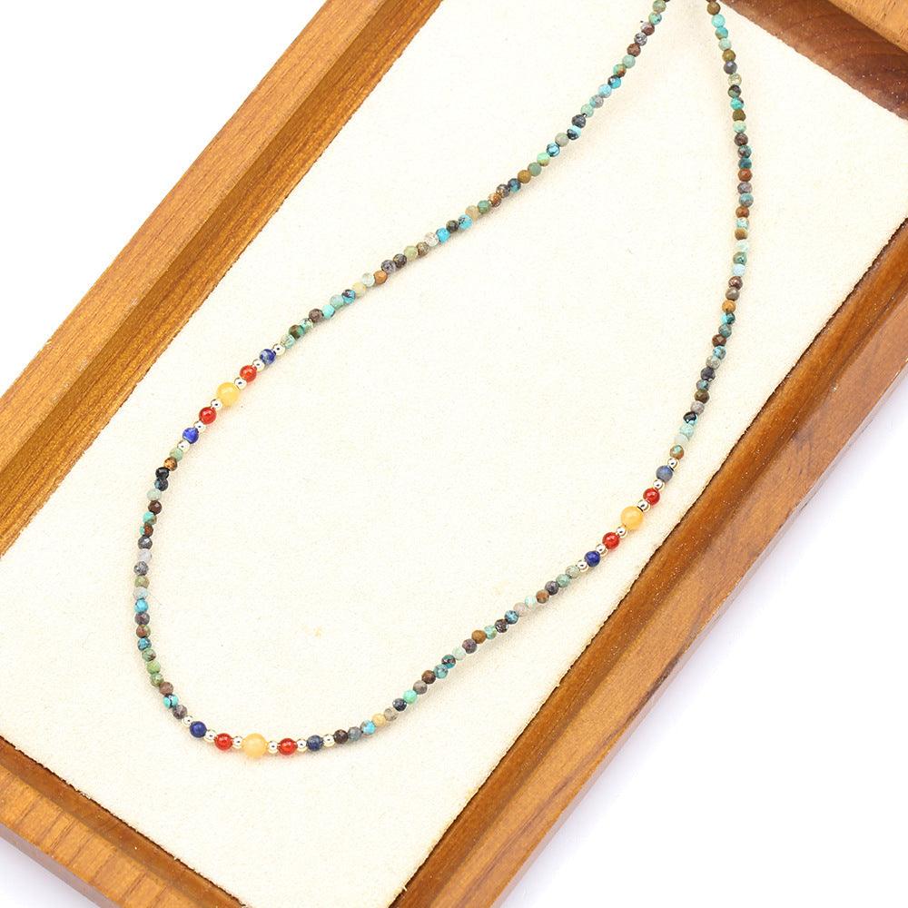 BoldlyBeautiful - Cute Broken Silver Necklace with Natural Pearl Pendant - BoldlyBeautiful