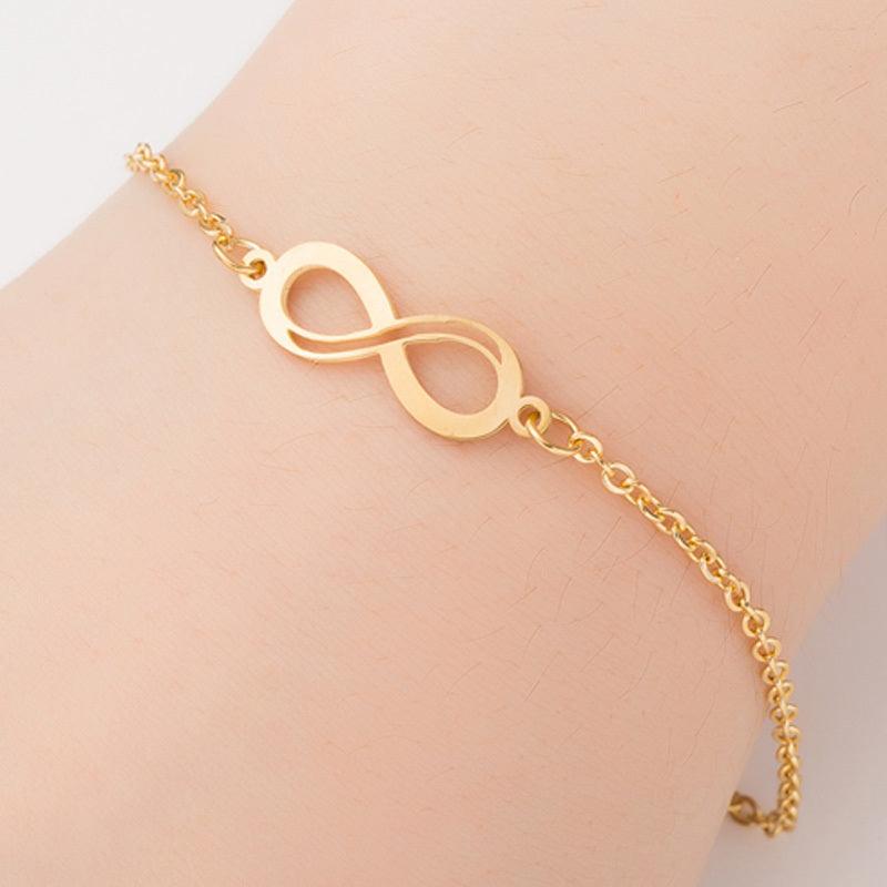 Golden Charms Bracelet For Woring Women Bowknot