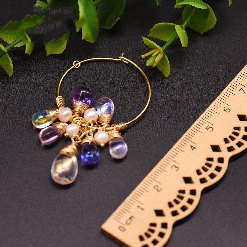 Pearl Czech Crystal Earrings | Daily Wear
