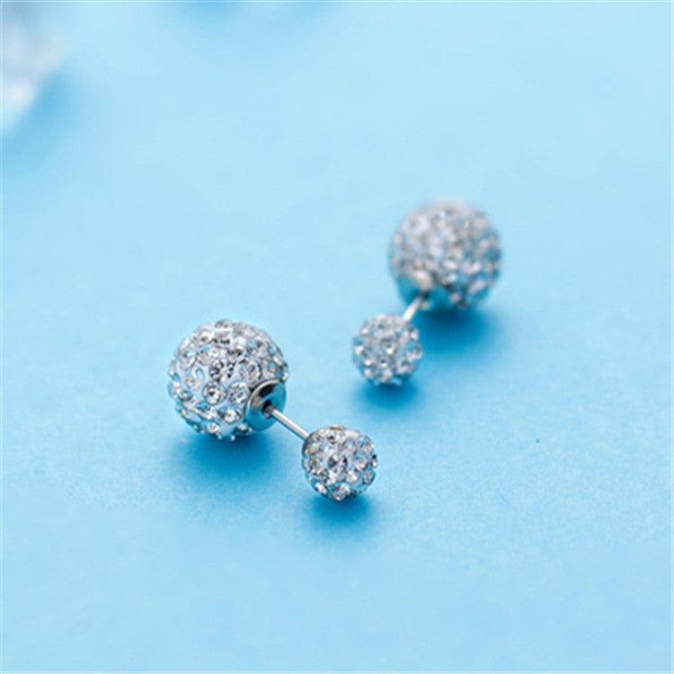 Round Diamond Ball Earrings | Daily Wear