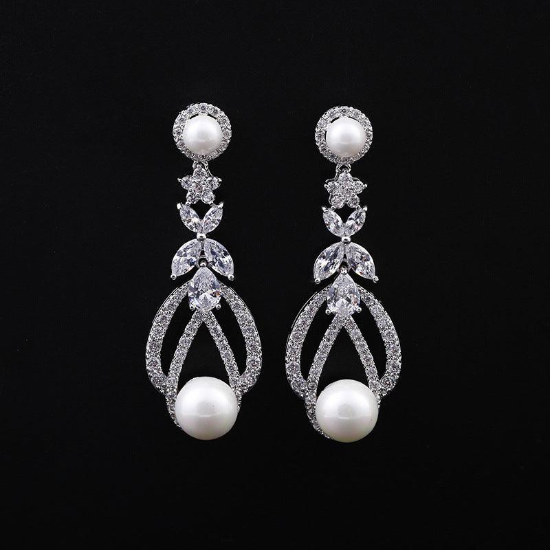 Zircon 925 Sterling Silver Unique Earrings