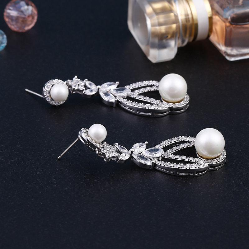 Zircon 925 Sterling Silver Unique Earrings