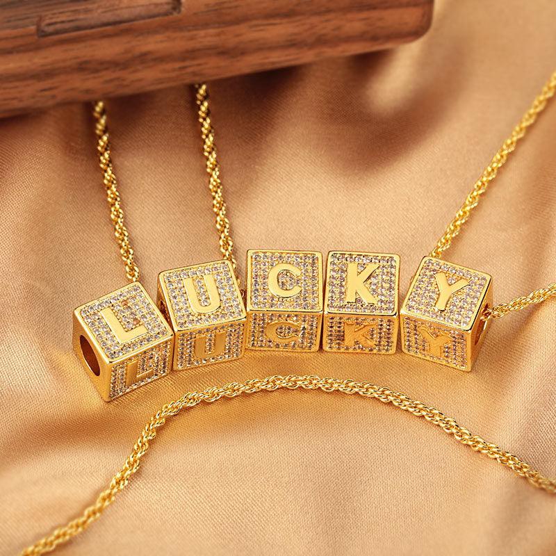 BoldlyBeautiful - 26 English Letter Pendant Necklace - BoldlyBeautiful