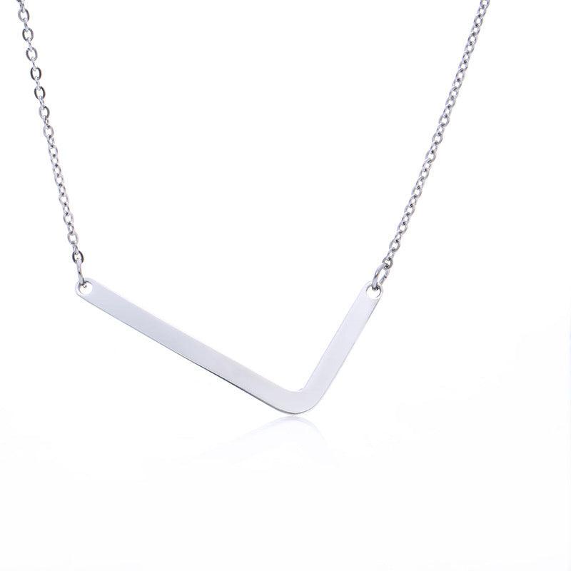 Initial Letter Pendant & Necklace | Gold Plated Silver L