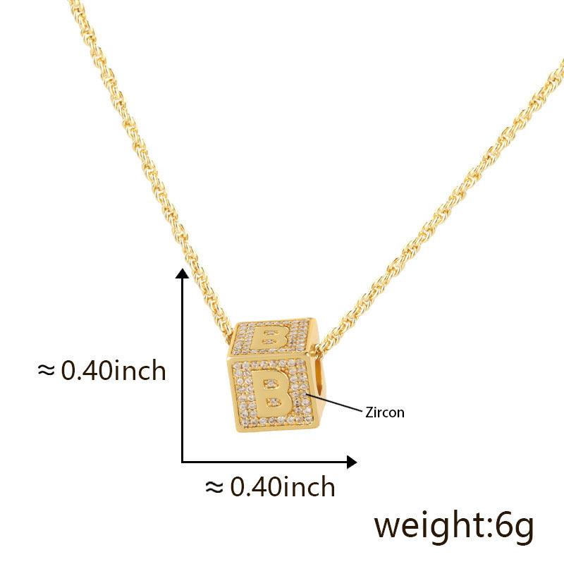 BoldlyBeautiful - 26 English Letter Pendant Necklace - BoldlyBeautiful