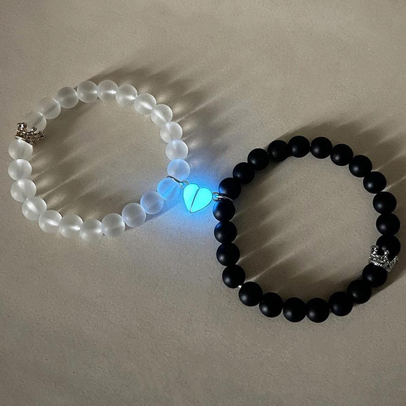 Handmade Crown Beaded Charms Bracelet | Yoga Collection