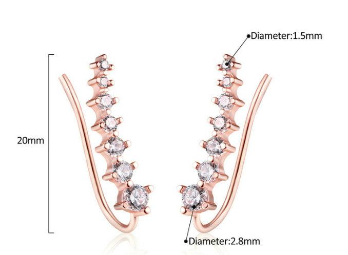Zircon Ear Hanging Jewelry - Daily Wear