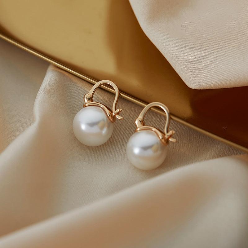 Radiant Trapezoidal Yellow Earrings Rose gold