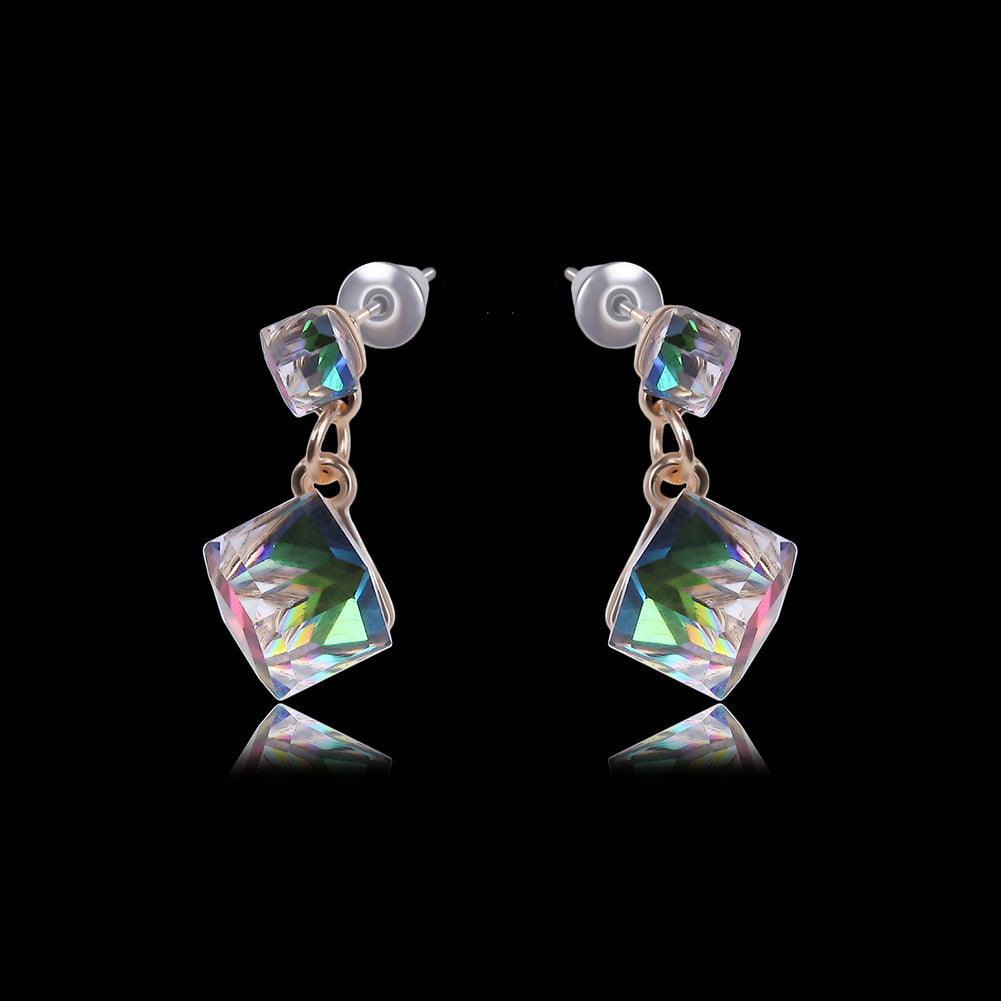 Exquisite Zircon Earrings | Daily Wear Golden