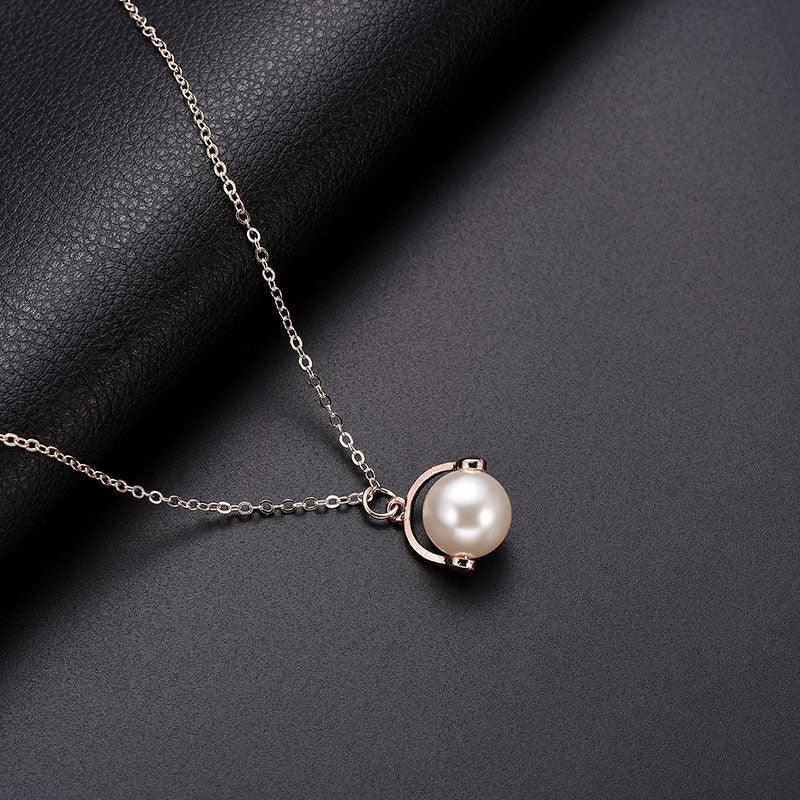 Two-piece Pearl Jewelry Set | Daily Wear