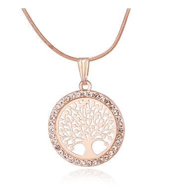 Tree Of Life Necklace - Daily Wear Rose Gold
