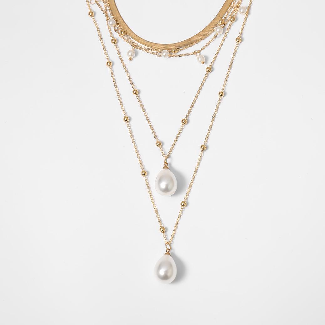 Multi-Element Pearl Necklace | Fashion Collection