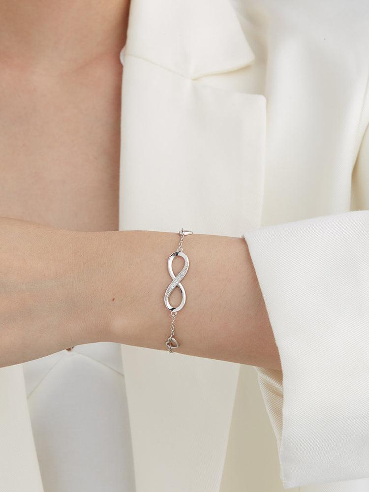 Sterling Silver Infinity Bracelet | Daily Wear