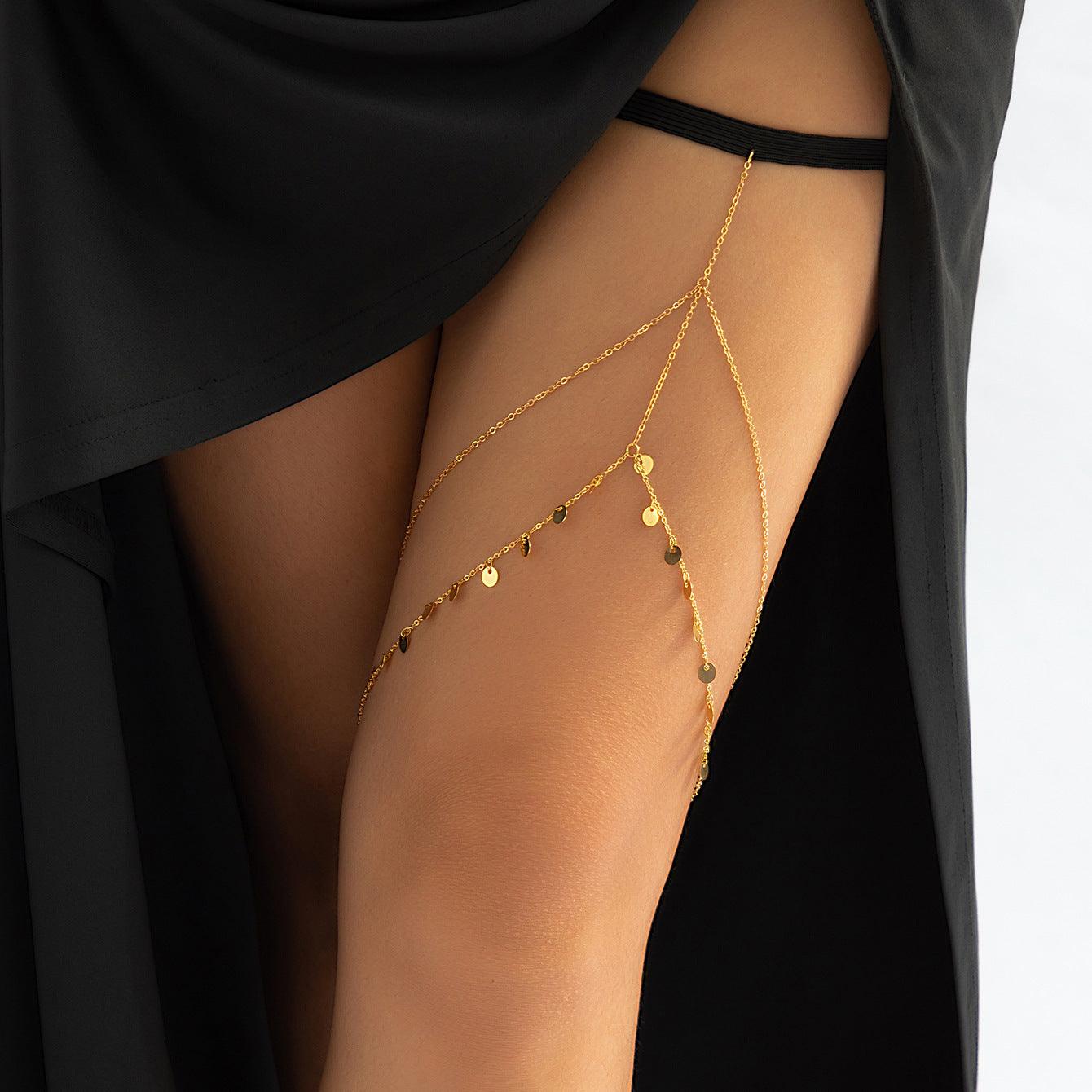 Elegant Geometric Body Chain | Party Collection