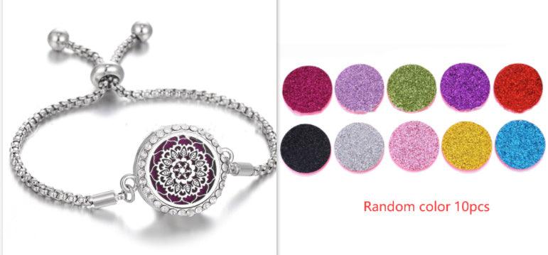 Hollow Adjustable Aromatherapy Bracelet I