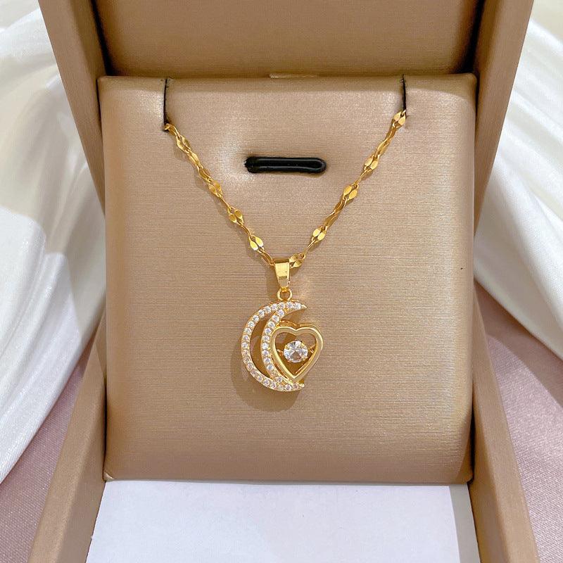 Starry Sky Planet Astronaut Necklace | Daily Wear Necklace Diamond
