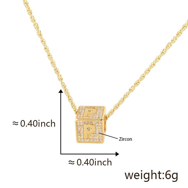 BoldlyBeautiful - 26 English Letter Pendant Necklace - BoldlyBeautiful