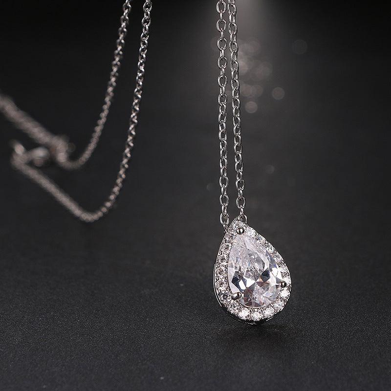Water Drops Gemstone Jewelry Set