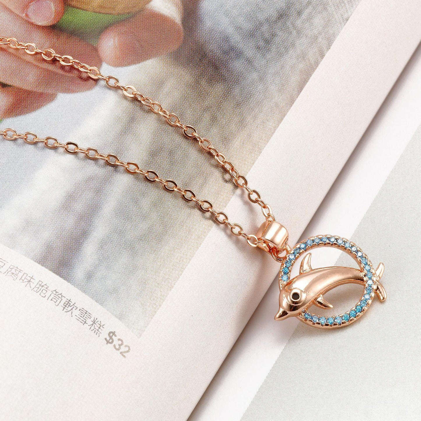 Romantic Dolphin Necklace For Daily Wear | BoldlyBeautifuls