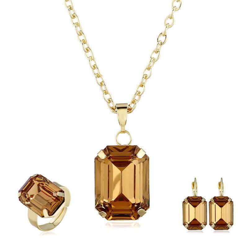 Sparkling Jewelry Set 2025 | Daily Wear Champagne